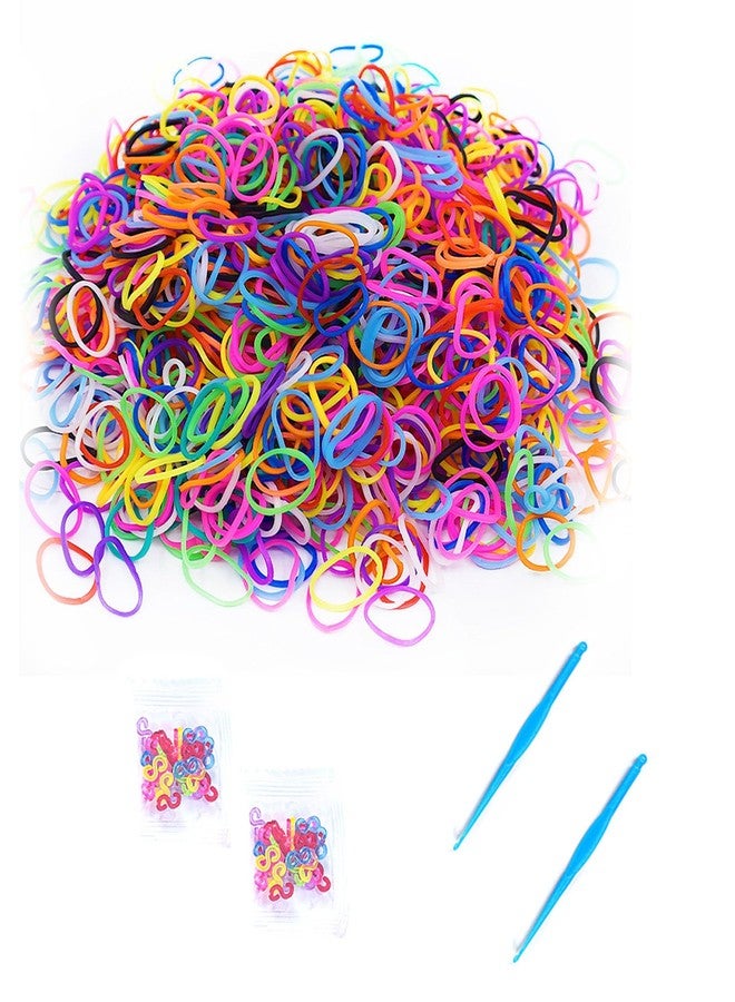 NUDFSY 1250Pcs Bracelet Making Kit,Bracelet Kit,Girls Rainbow Looms Rubber Band Craft Friendship Bracelet Making Loom Band Set With Braiding Tools,Cute Pendants Birthday Gift,Multicolor - Image 1